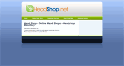 Desktop Screenshot of headshop.net