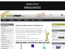 Tablet Screenshot of headshop.org